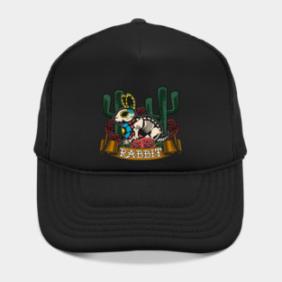 Day of Dead Rabbit Halloween Costume Design Hat