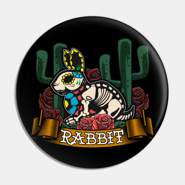 Day of Dead Rabbit Halloween Costume Design Pin by creative