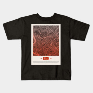 ROME MAPS Kids T-Shirt