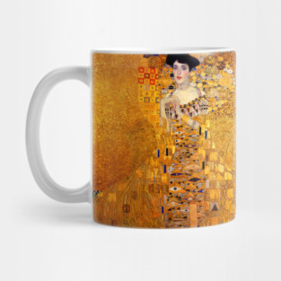 Gustav Klimt Famous art Portrait of Adele Bloch-Bauer I 1907 Mug