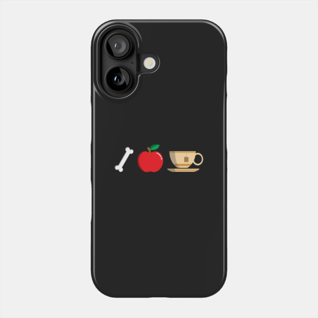 Bone Apple Tea Phone Case by dumbshirts