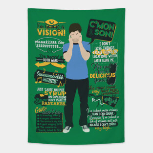 Shawn Spencer Quotes Tapestry