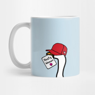 Little Portrait Goose Red Hat Nasty Woman Mug