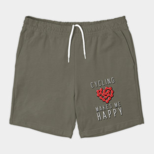 Cycling makes me Happy Shorts