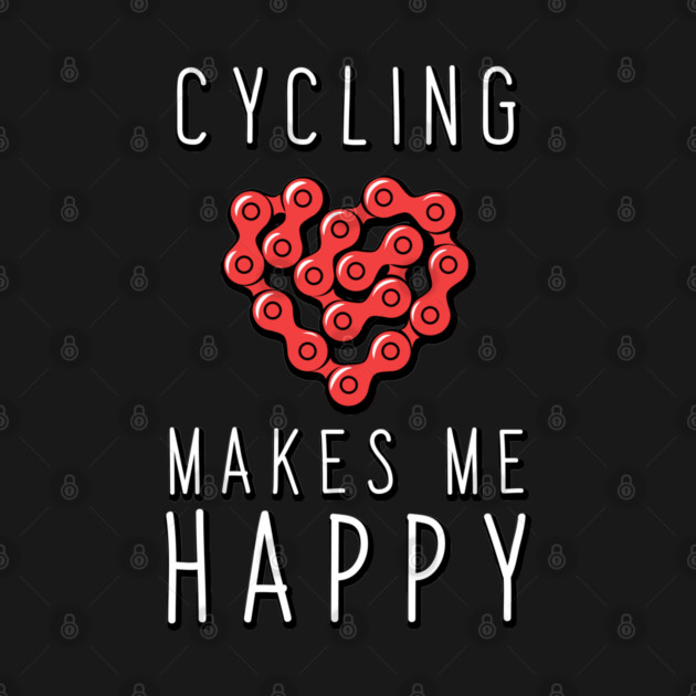 Cycling makes me Happy by enrynz