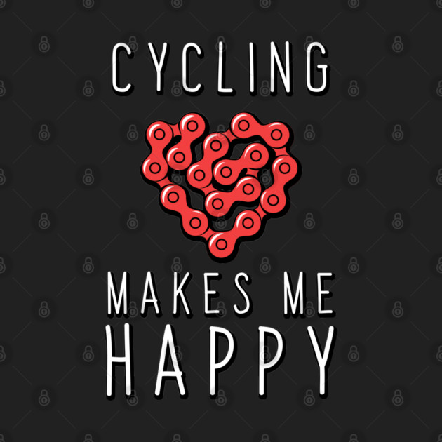 Cycling makes me Happy by enrynz