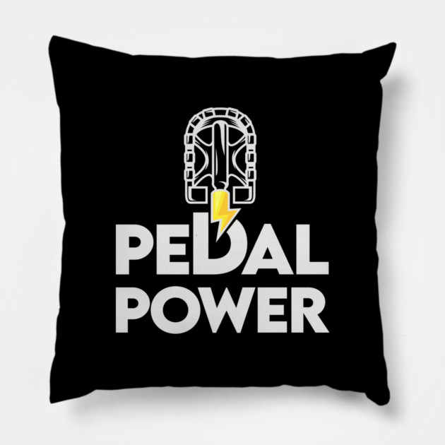 Pedal Power Pillow by enrynz