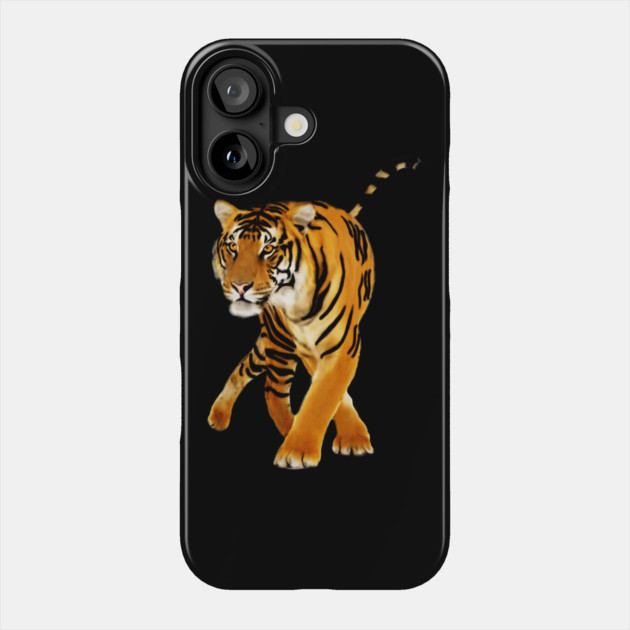 Tiger Walking Phone Case by logiamerch