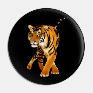 Tiger Walking Pin