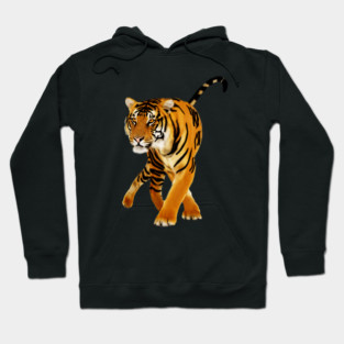 Tiger Walking Hoodie