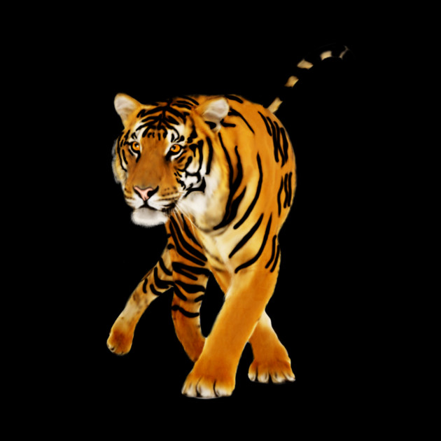 Tiger Walking by logiamerch