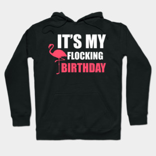 It's My Flocking Birthday Funny Famingo Lover Hoodie