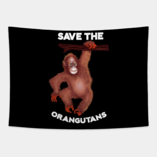 Save the Orangutans, Monkey Awareness Tapestry
