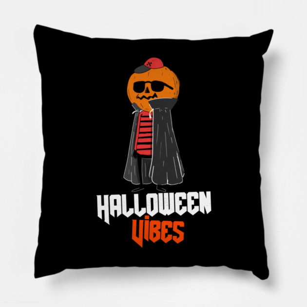 Halloween Vibes 2 Pillow by MCALTees