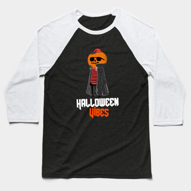 Halloween Vibes 2 Baseball T-Shirt by MCALTees