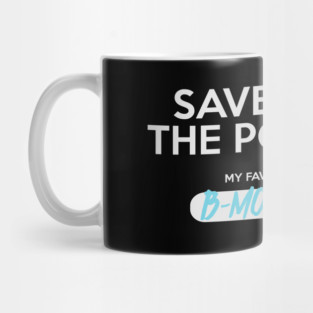 Save It For The Podcast (Blue) Mug