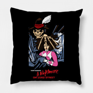 A Nightmare On Zord Street Pillow