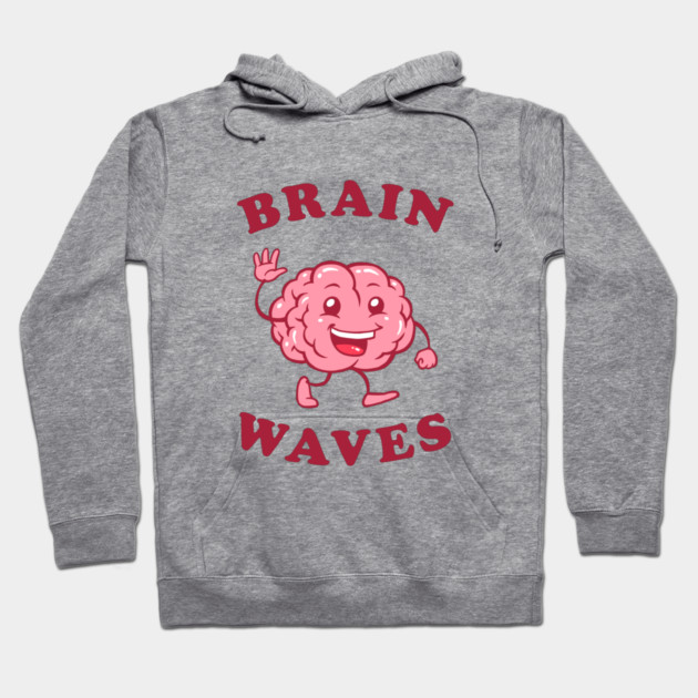 Brain Waves Hoodie by dumbshirts