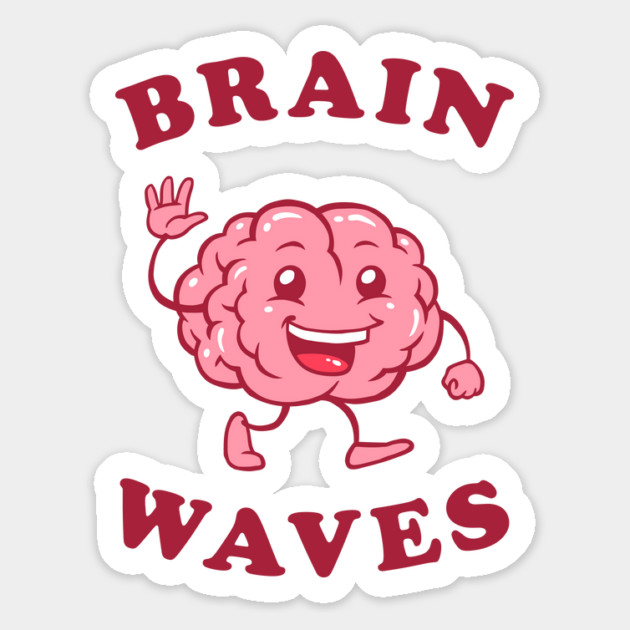 Brain Waves Magnet by dumbshirts
