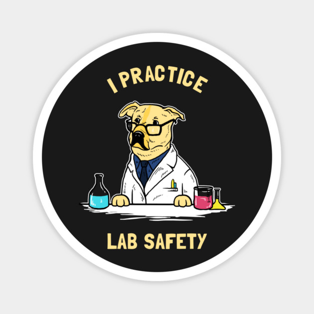 Practice Lab Safety Magnet by dumbshirts