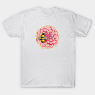 Interdependence IV - Honeybee on Flower T-Shirt