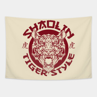 Shaolin Tiger Style Tapestry
