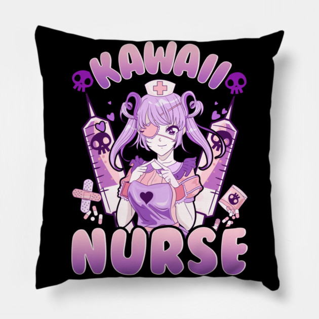 Anime Girl Nurse Design Gift Pillow by creative