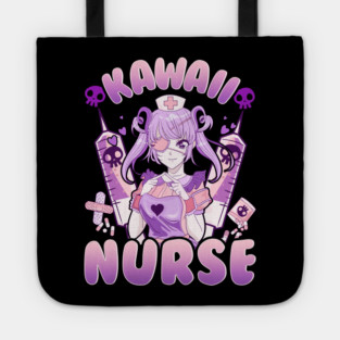 Anime Girl Nurse Design Gift Tote