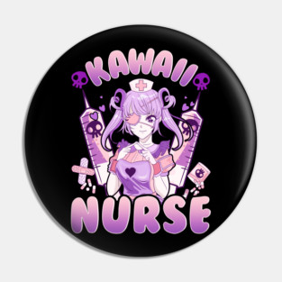 Anime Girl Nurse Design Gift Pin