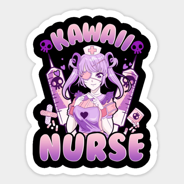 Anime Girl Nurse Design Gift Magnet by creative