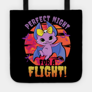 Halloween Bat Kawaii Style Fun Gift Tote
