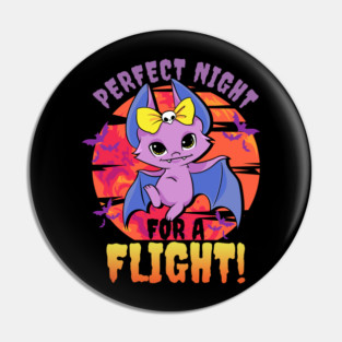Halloween Bat Kawaii Style Fun Gift Pin