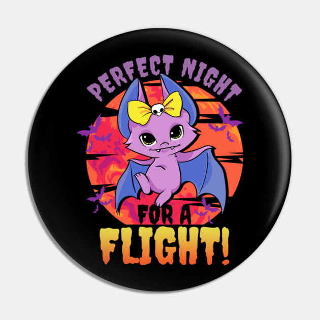 Halloween Bat Kawaii Style Fun Gift Pin by creative