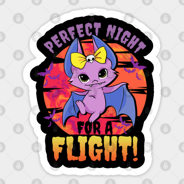 Halloween Bat Kawaii Style Fun Gift Sticker by creative