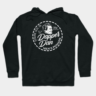 Dapper Dan Pomade - White - Distressed Hoodie