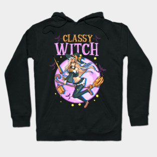 Anime Classy Witch Design Hoodie