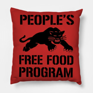 Black Panther Party Tee Pillow