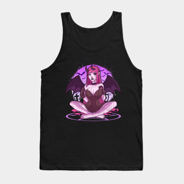 Pastel Goth Bat Lover Design Gift Tank Top by creative
