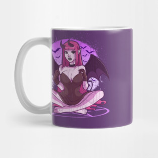 Pastel Goth Bat Lover Design Gift Mug