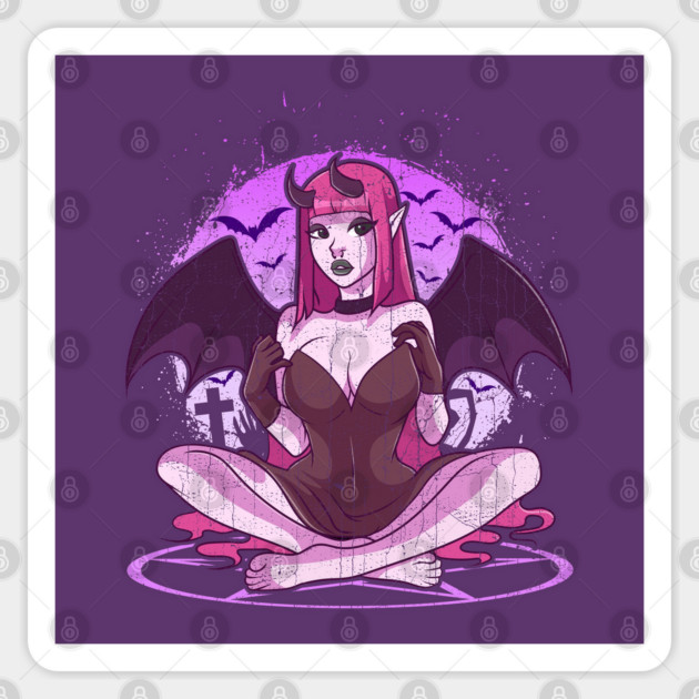 Pastel Goth Bat Lover Design Gift Sticker by creative