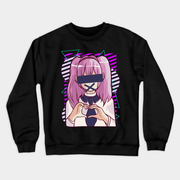 Pastel Goth Student Design Crewneck Sweatshirt by creative