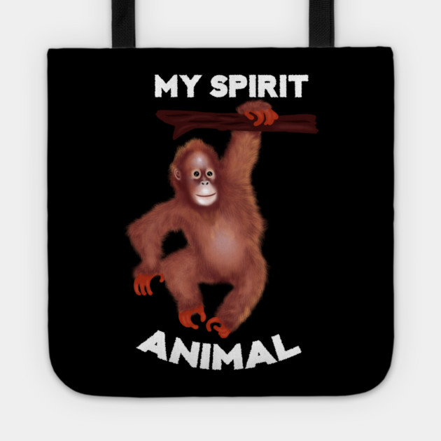 Orangutan Spirit Animal Tote by logiamerch
