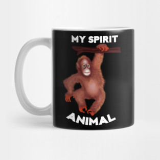 Orangutan Spirit Animal Mug