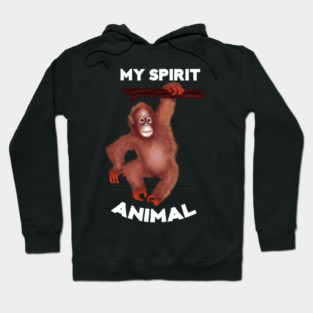Orangutan Spirit Animal Hoodie
