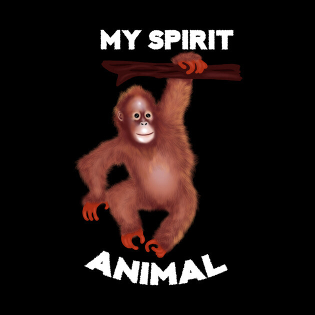 Orangutan Spirit Animal by logiamerch