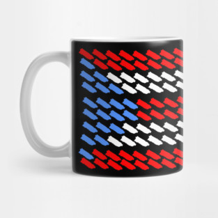 Puerto Rican Flag Repeating Islands Mug