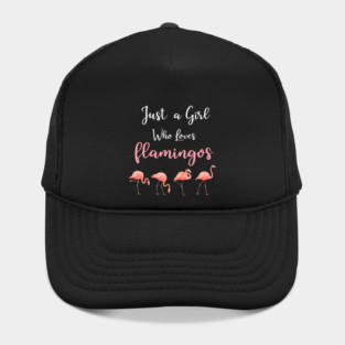 Just a Girl who loves Flamingos Hat