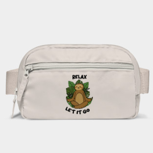 Relax let it Go, Sloth Meditating Yoga Bag