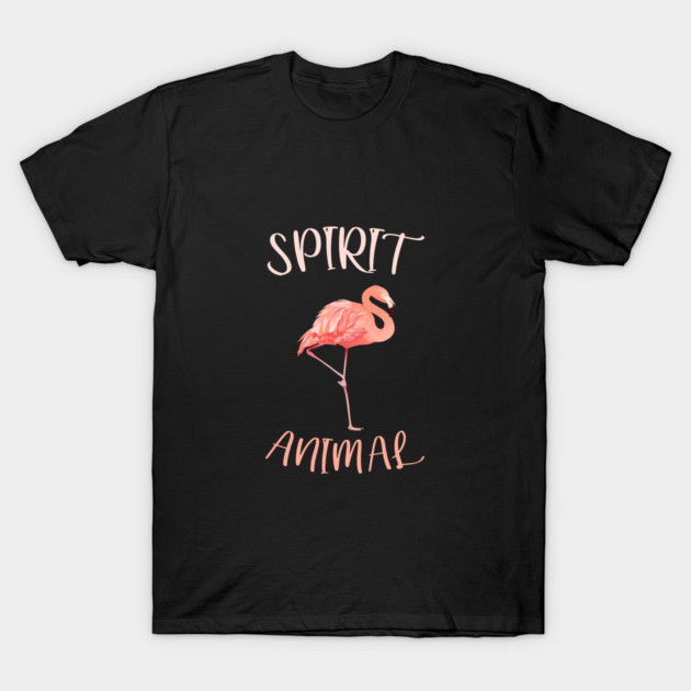 Flamingo Spirit Animal T-Shirt by logiamerch