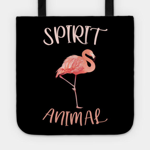 Flamingo Spirit Animal Tote by logiamerch